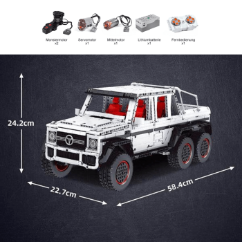Preview: MOULD KING 13061 | Mercedes-Benz G700 6×6