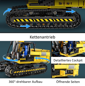 Preview: MOULD KING 13112 | Raupenbagger