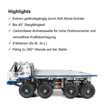 MOULD KING 13144 | Tatra T813 8×8 PROFA