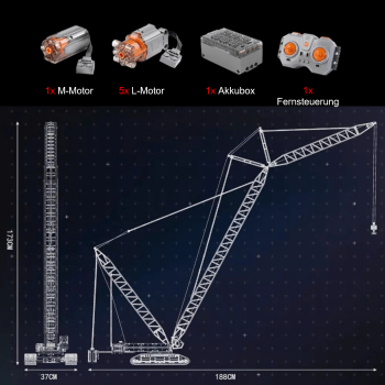 Preview: MOULD KING 17015 | Liebherr LR13000 Raupenkran