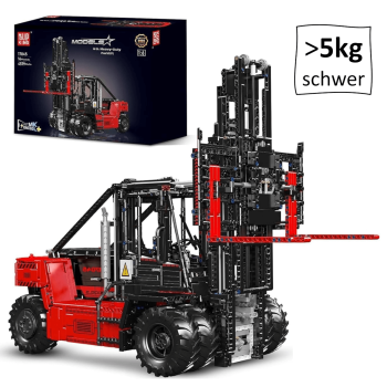 MOULD KING 17045 | Schwerlast-Gabelstapler - rot