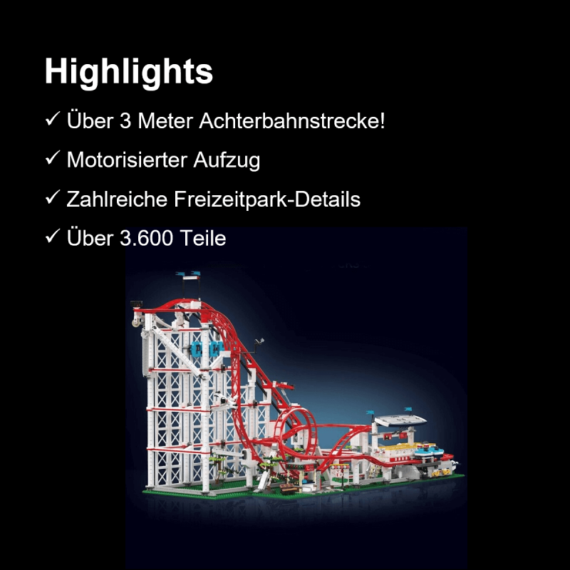 MOULD KING 11014 | Motorisierte Achterbahn