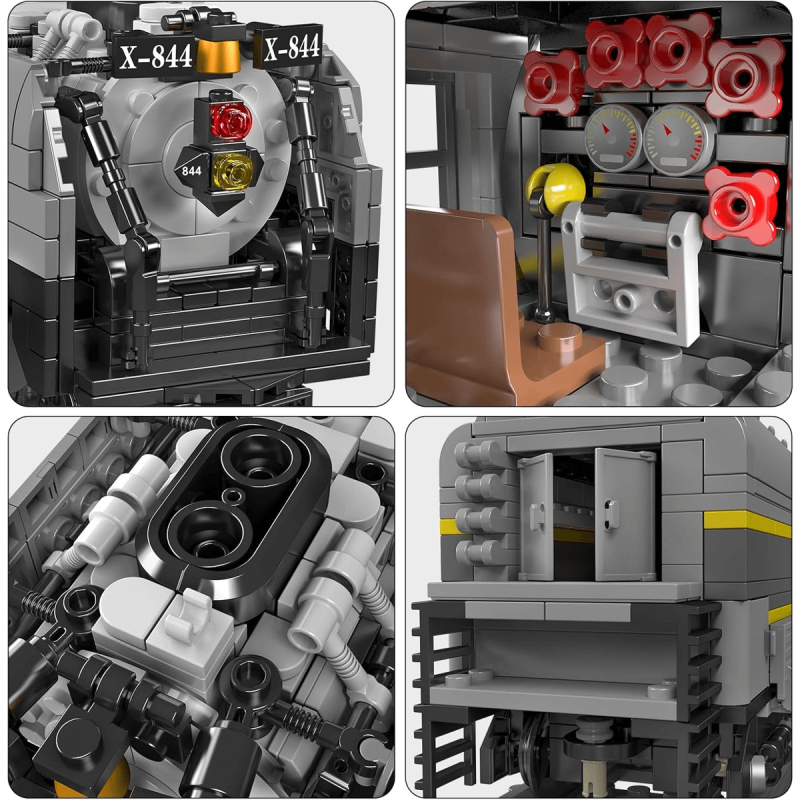 MOULD KING 12031 | Union Pacific UP844 Dampflokomotive