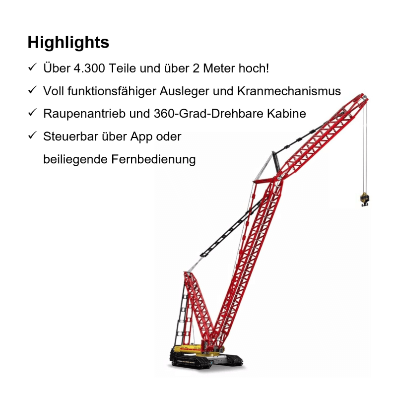 MOULD KING 17015 | Liebherr LR13000 Raupenkran