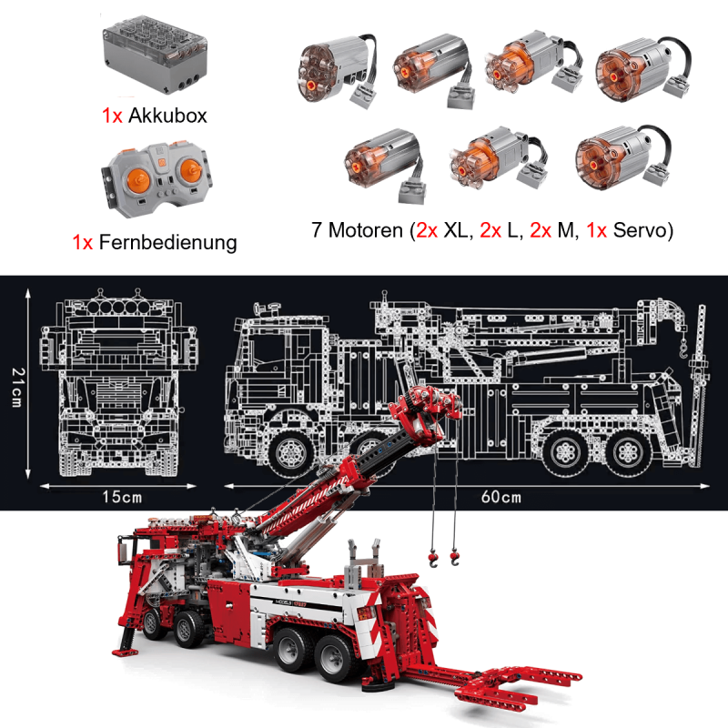 MOULD KING 17027 | Feuerwehr- und Rettungsfahrzeug