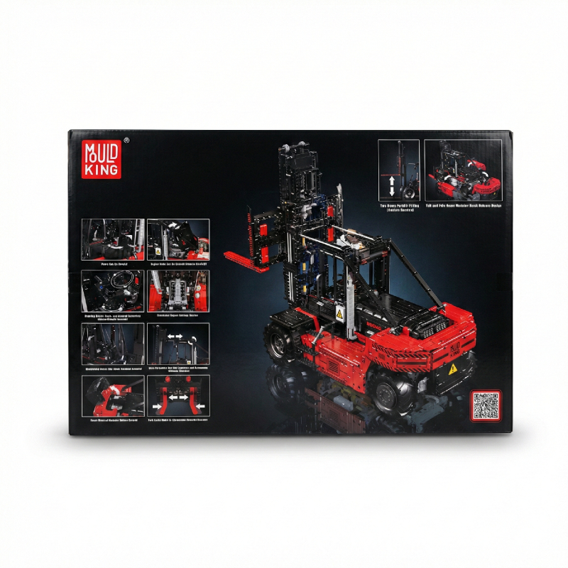 MOULD KING 17045 | Schwerlast-Gabelstapler - rot