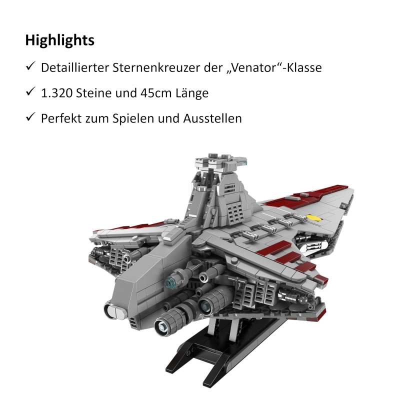 MOULD KING 21074 | Sternenkreuzer Venator-Klasse